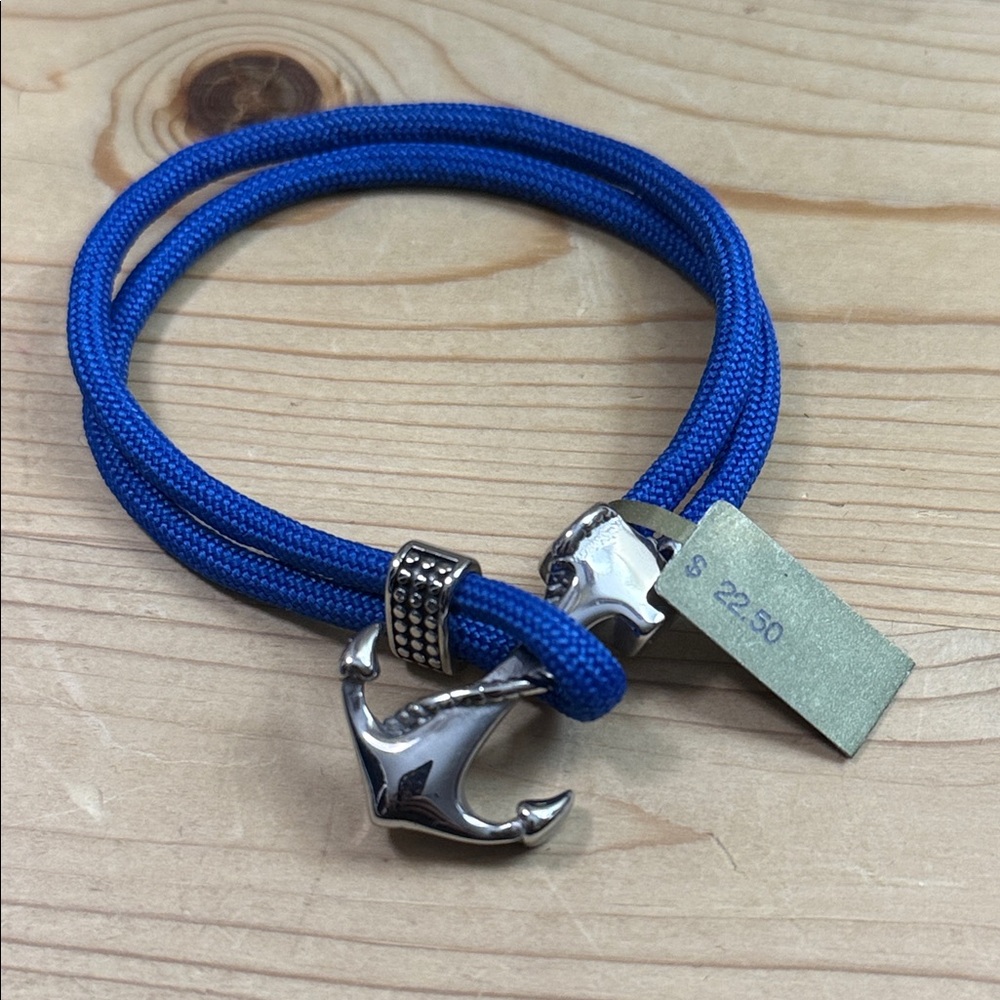 Fashion Jewelry Blue Anchor Bracelet